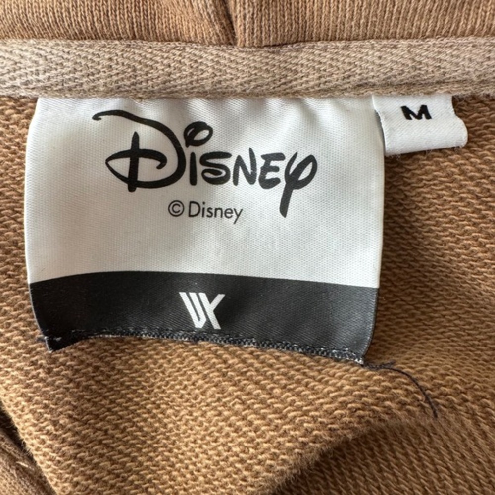 Disney Three Little Pigs Graphic Hoodie Brown‎ Pullover Sweatshirt Size M - Picture 5 of 8